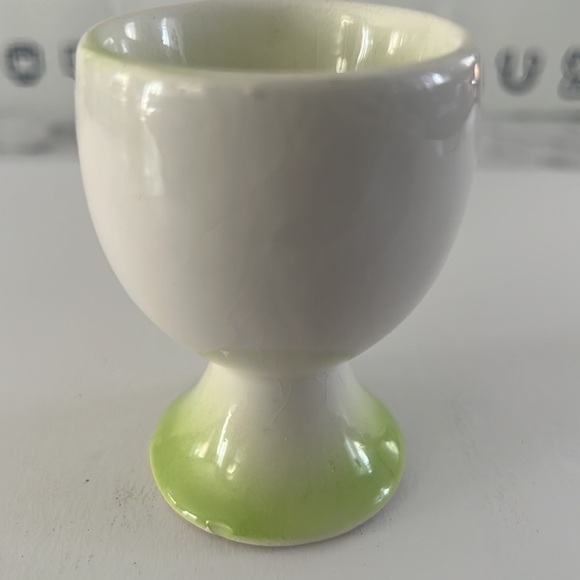 Vintage Old Ceramic Egg Cup with Ducks - Picture 3 of 6